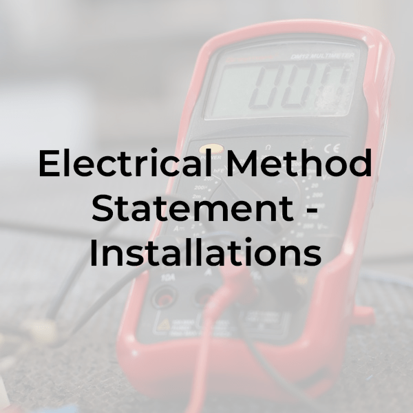 Method Statement For Electrical Works For Constructio vrogue.co