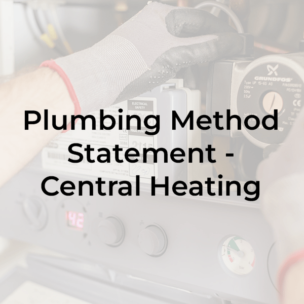 Plumbing Method Statement Central Heating Installation