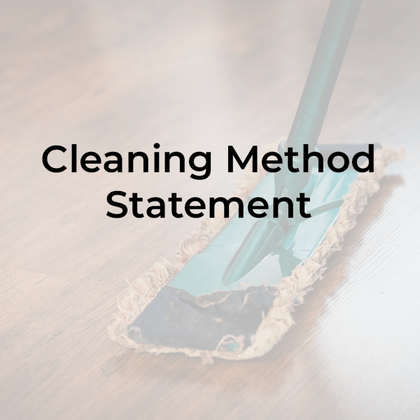 Cleaning Method Statement Safety Place