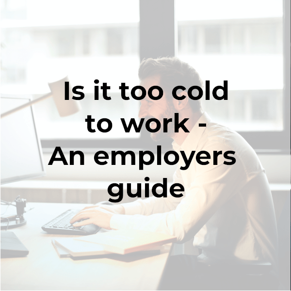 Is it too cold to work? Safety Place