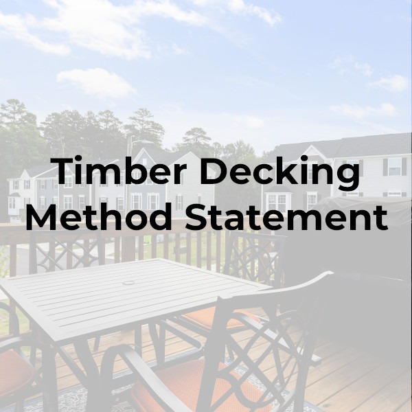 Timber Decking Method Statement Safety Place