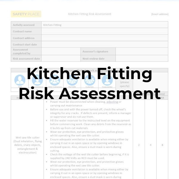 Kitchen Fitting Risk Assessment - Safety Place