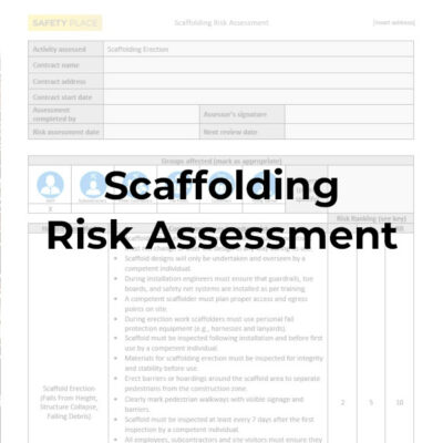 Scaffolding Risk Assessment - Safety Place