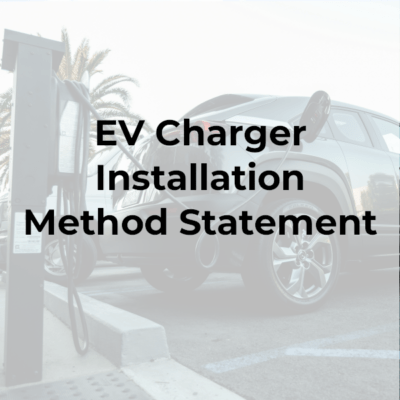 EV Charger Installation Method Statement - Safety Place