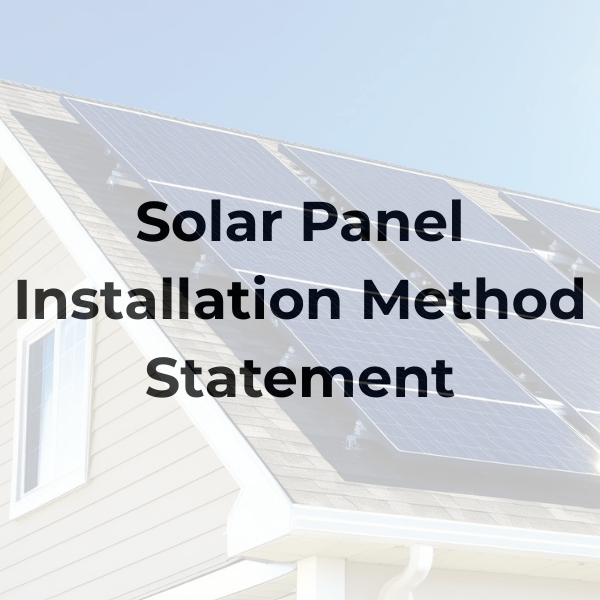 Solar Panel Statement Example Solar Panel Installation Method Statement - Safety Place
