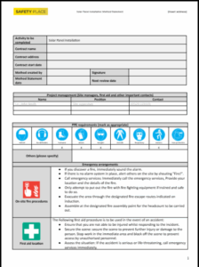 An image of a strimming and brush cutting risk assessment template